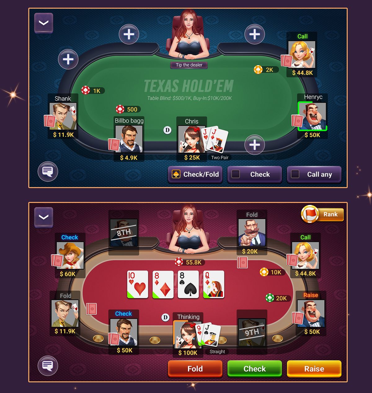 Ninja Casino آن لائن کیسینو میں اصل گیمز